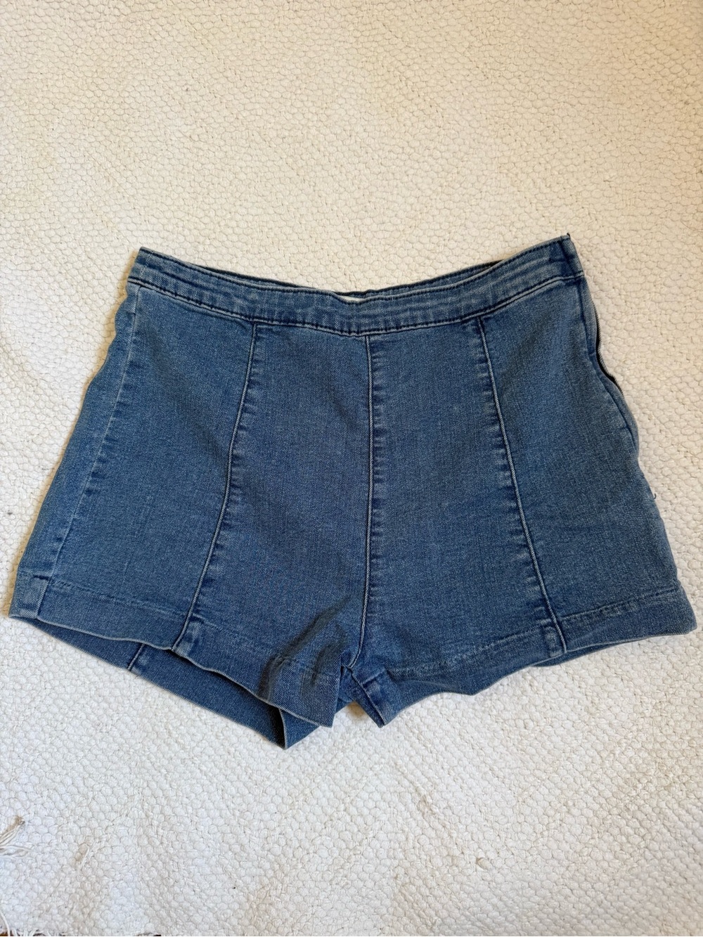 H&M High-Waist Denim Shorts